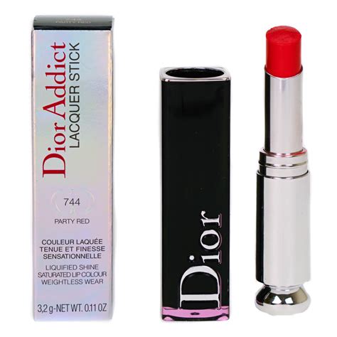 dior addict lacquer stick 744 party red|Christian Dior Dior Addict Lacquer Stick, 744 Party Red .